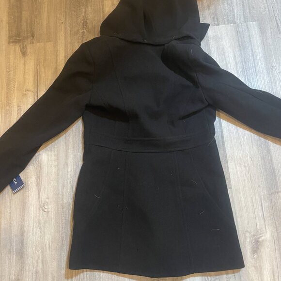Nautica womens Double Breasted Peacoat With Removeable Hood XS - Picture 10 of 11